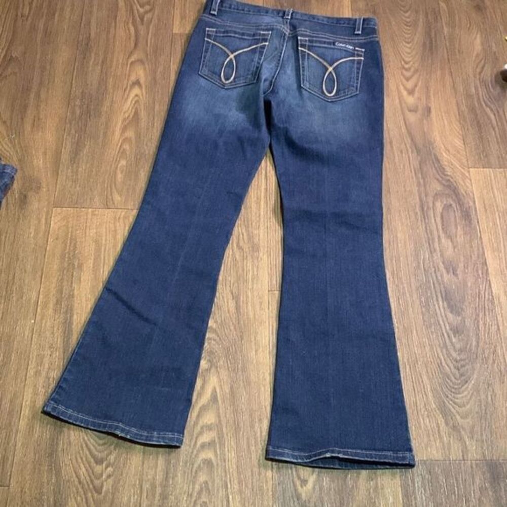 Y2k Calvin Klein flare jeans stretch‎ mid-rise jeans. Stretch 2000 - Picture 5 of 7